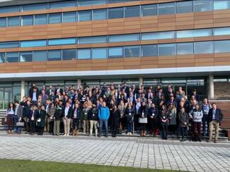 Nuffield Scholars outside of the Norwich Research Park