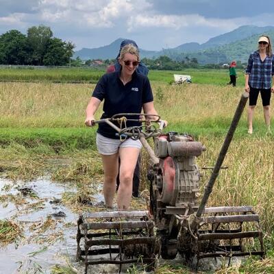 CLAIRE HODGE FROM MIDLOTHIAN, SCOTLAND, ATTENDED THE CHINA GFP 